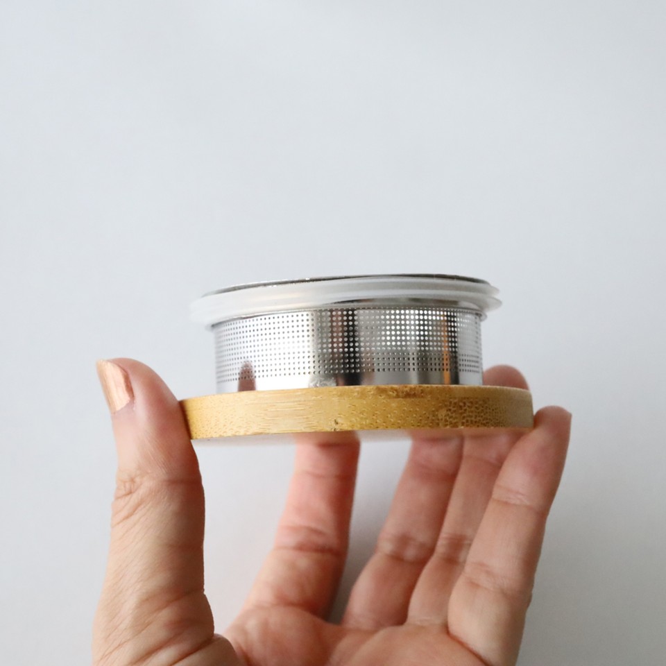 一人分にちょうどいい280ml　二層断熱 ガラス茶器【ギフトボックス入り】の画像