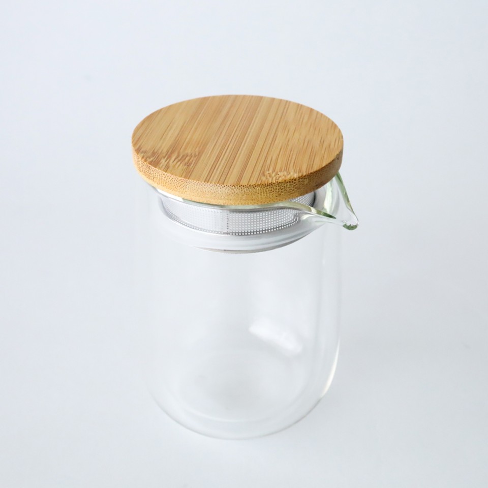 一人分にちょうどいい280ml　二層断熱 ガラス茶器【ギフトボックス入り】の画像