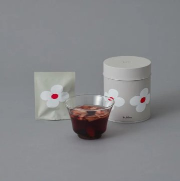 【可愛い缶入り】そのまま食べられる和漢素材を調合したノンカフェインティーの画像