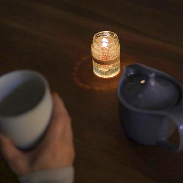 【なつめ】宵のなつめ茶とゆらぎ女性の為のギフトBOXセット（なつめ茶、よもぎ入浴剤、五感で感じるアロマキャンドル）の画像