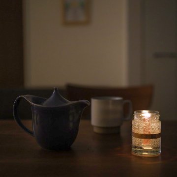ゆるり宵の4点ギフトBOXセット（宵のなつめ茶TB4個分・アロマキャンドル・よもぎ入浴剤・シルクソックス）の画像
