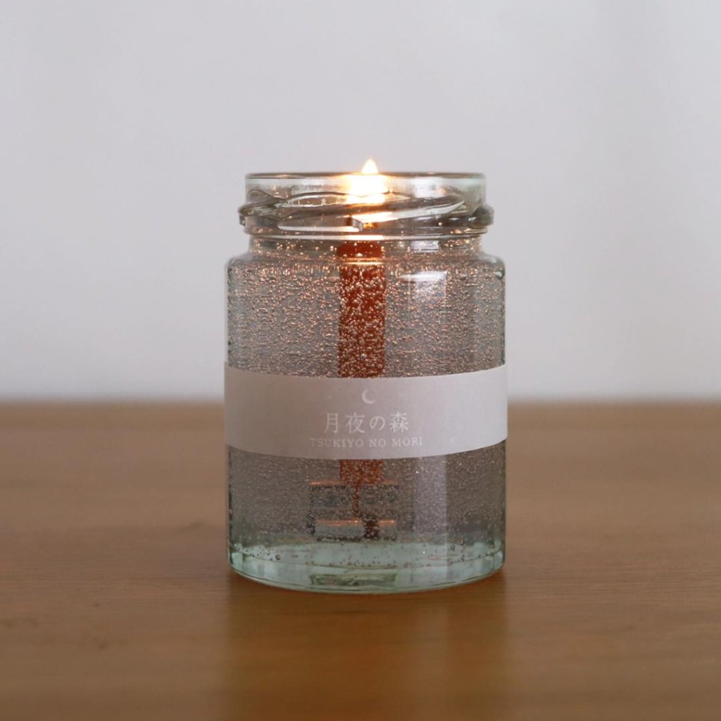 【入荷待ち】月夜の森｜焚火のような音と月夜の森をイメージした木芯アロマキャンドルの画像