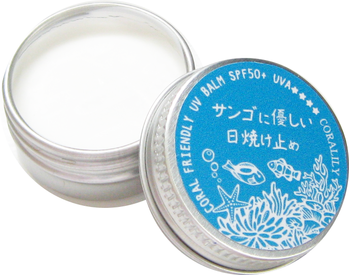 コーラリリー サンゴに優しい日焼け止め バームタイプ 14gの画像