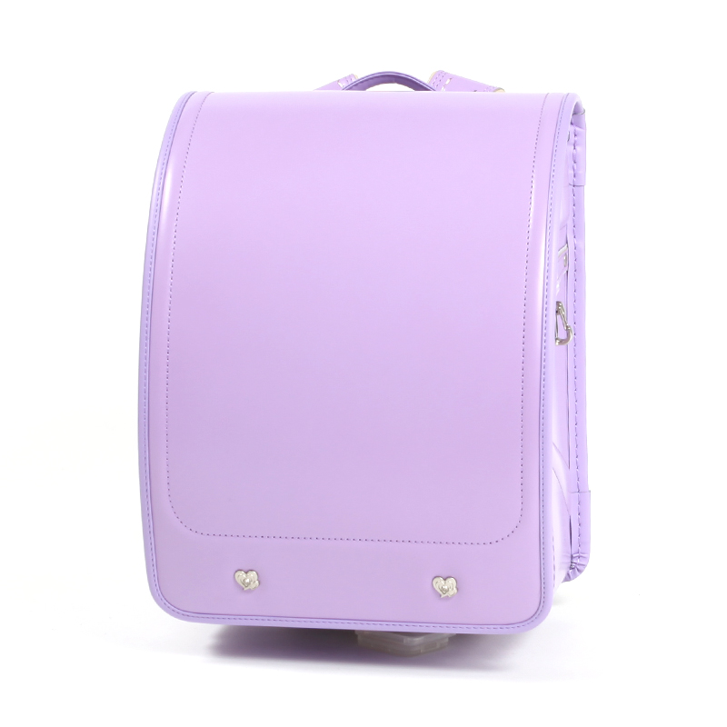 ランドセル 女の子 紫 パール ラベンダー ハート 新品 BOX バッグ