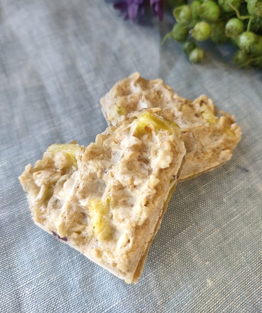 オートミールワッフル　さつまいもの画像