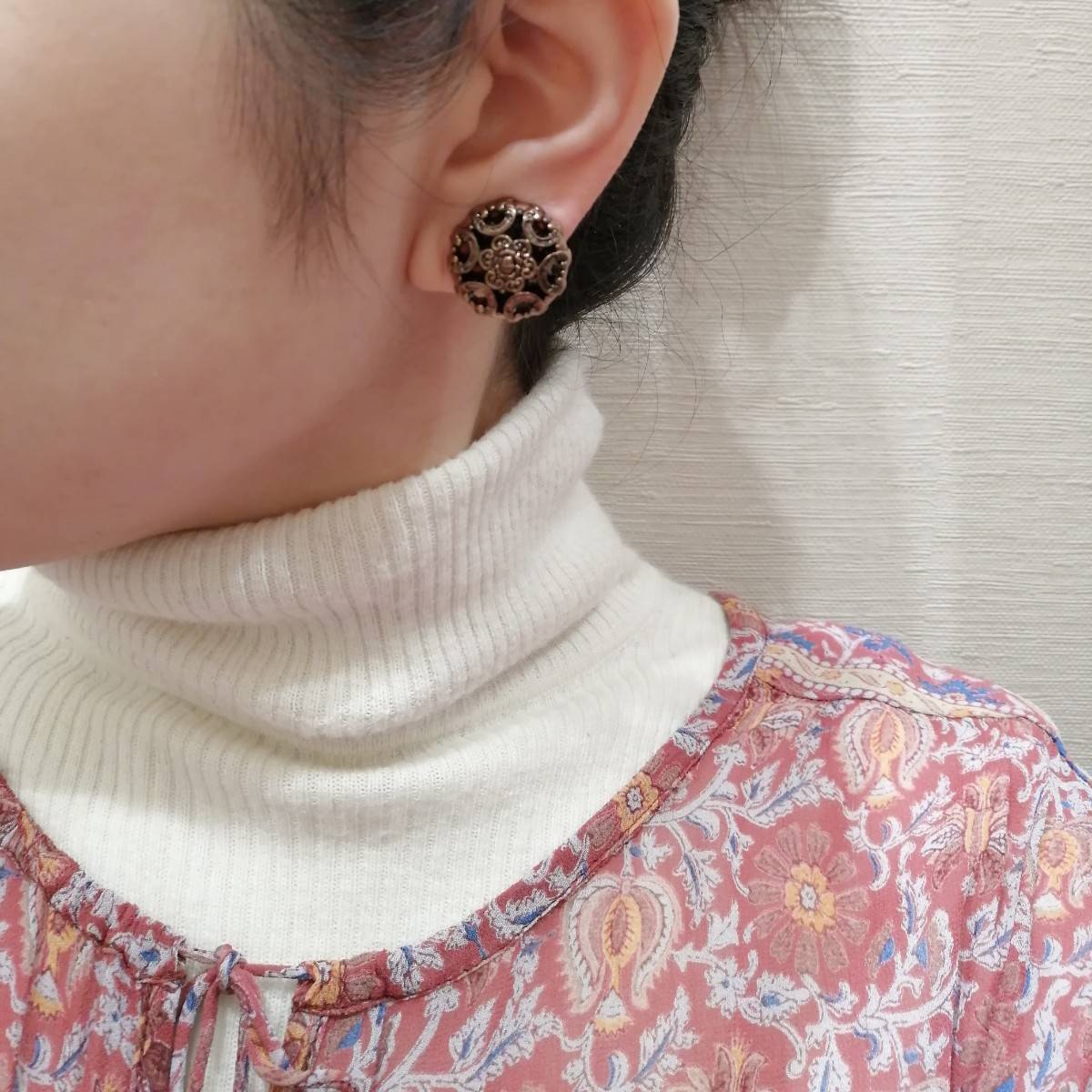 ＜受注製作＞Filigree Vintage earringsの画像