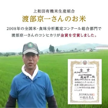 【令和7年産新米】コシヒカリ玄米5kg（減農薬特別栽培米）の画像