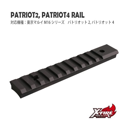 パトリオット2,パトリオット4用レール / 東京マルイM16シリーズの画像