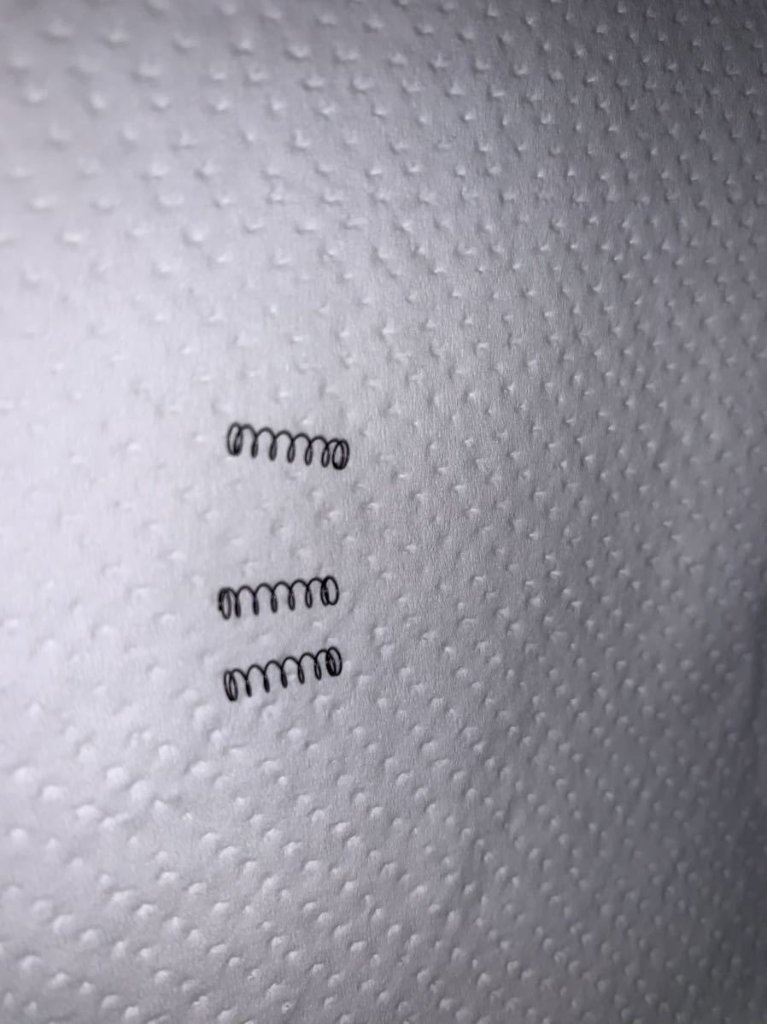 東京マルイ　ハイキャパ　5.1 4.3 オリジナル　ノッカー　ロック　スプリング　３個セット　G17にも使用可の画像