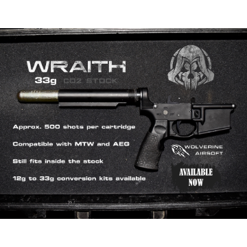 WRAITH CO2 Stock - 33g Edition - AEG version｜M&S11B2 AIRSOFT株式会社