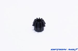 削り出し超硬スチールピニオンギヤ（マルイ電動ガンモーター用）の画像