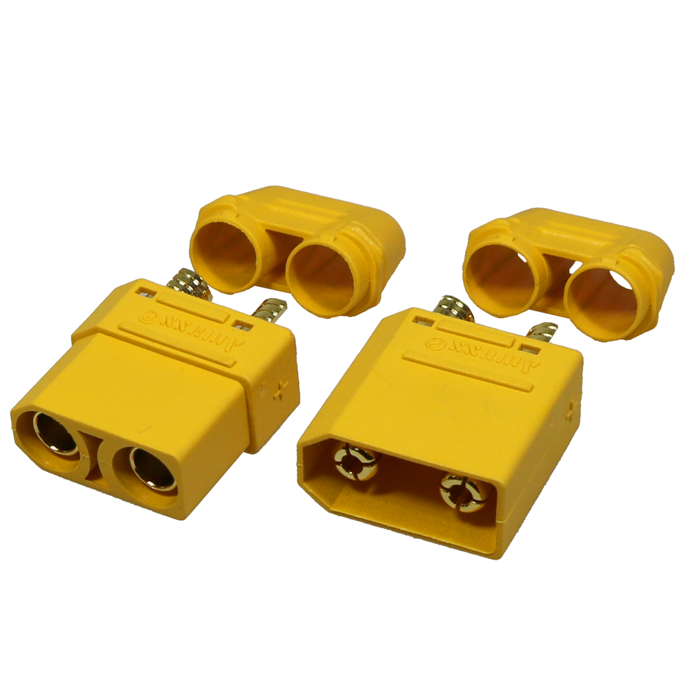 XT-90ｺﾈｸﾀｰV2 (ｵｽ1pcs.ﾒｽ1pcs.)の画像