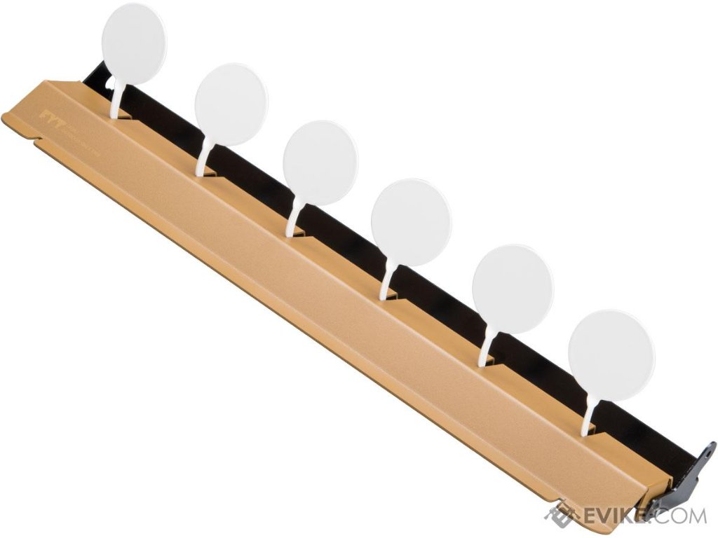 Airsoftトレーニング用のAirsoft.com「プレートラック」ターゲットシステム（モデル：プレートラックを手動でリセット）の画像