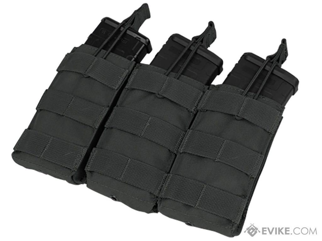 Condor MOLLE Pouches - Tactical Open Top Triple AR / M4 / M16 Mag Pouch の画像