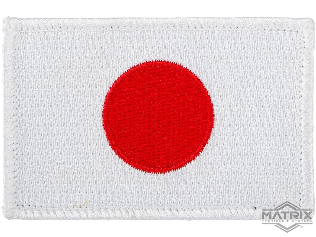 Matrix Country Flag Series Embroidered Morale Patch 日本の画像
