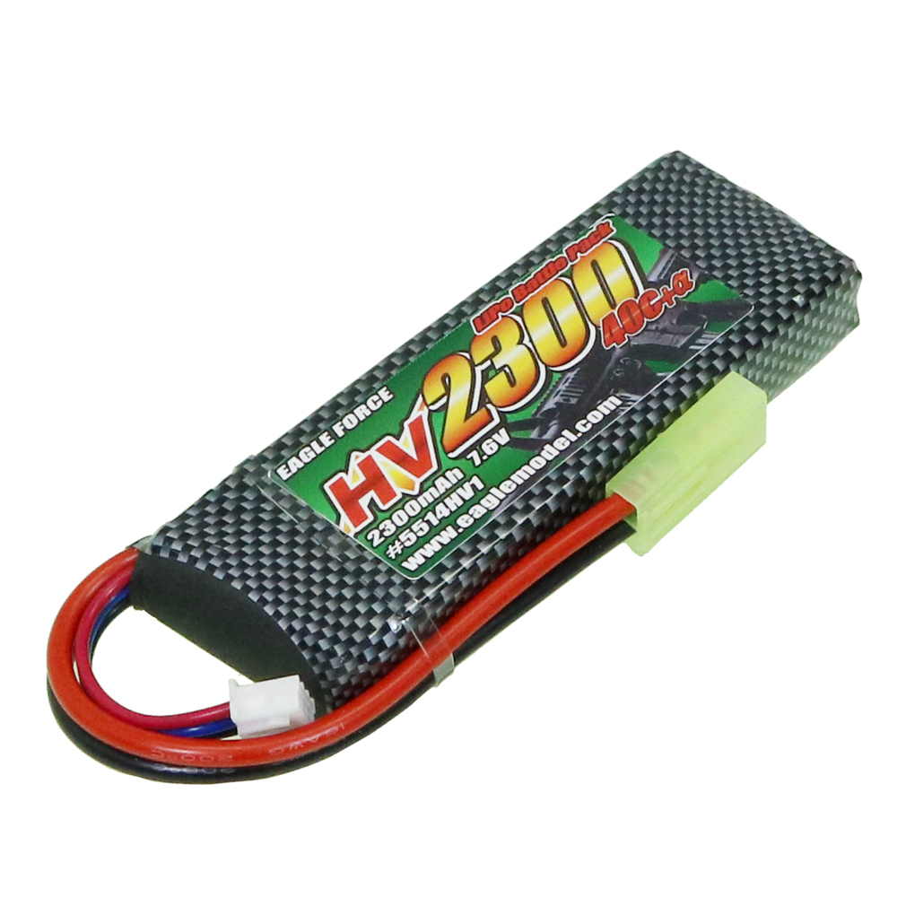 EA2300 7.6V 40C+α Li-HVﾊﾞﾄﾙﾊﾟｯｸ[ﾐﾆSﾀｲﾌﾟ]　5514HV1の画像