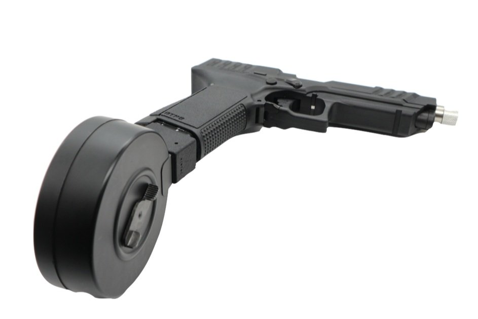 SMC9/GTP9 HPA Drum Magazine Adapter（完成品）｜M&S11B2 AIRSOFT株式会社