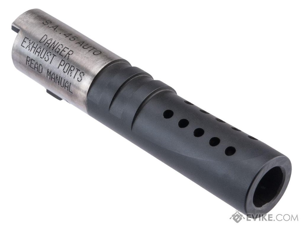 Guarder CNC Steel Outer Barrel for Tokyo Marui V10 Airsoft Gas Blowback Pistols (Color: Dual Tone)の画像