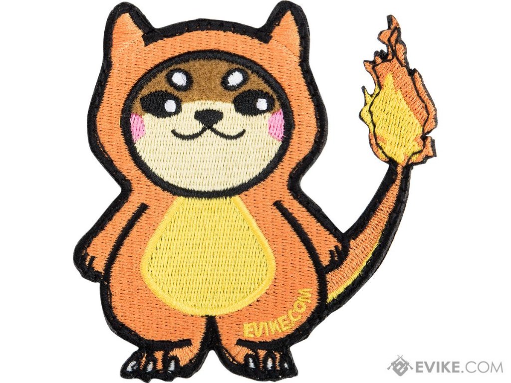 Evike.com 「The DOGE」フック＆ループ士気パッチ (モデル: アニメ / ヒトカゲ)の画像