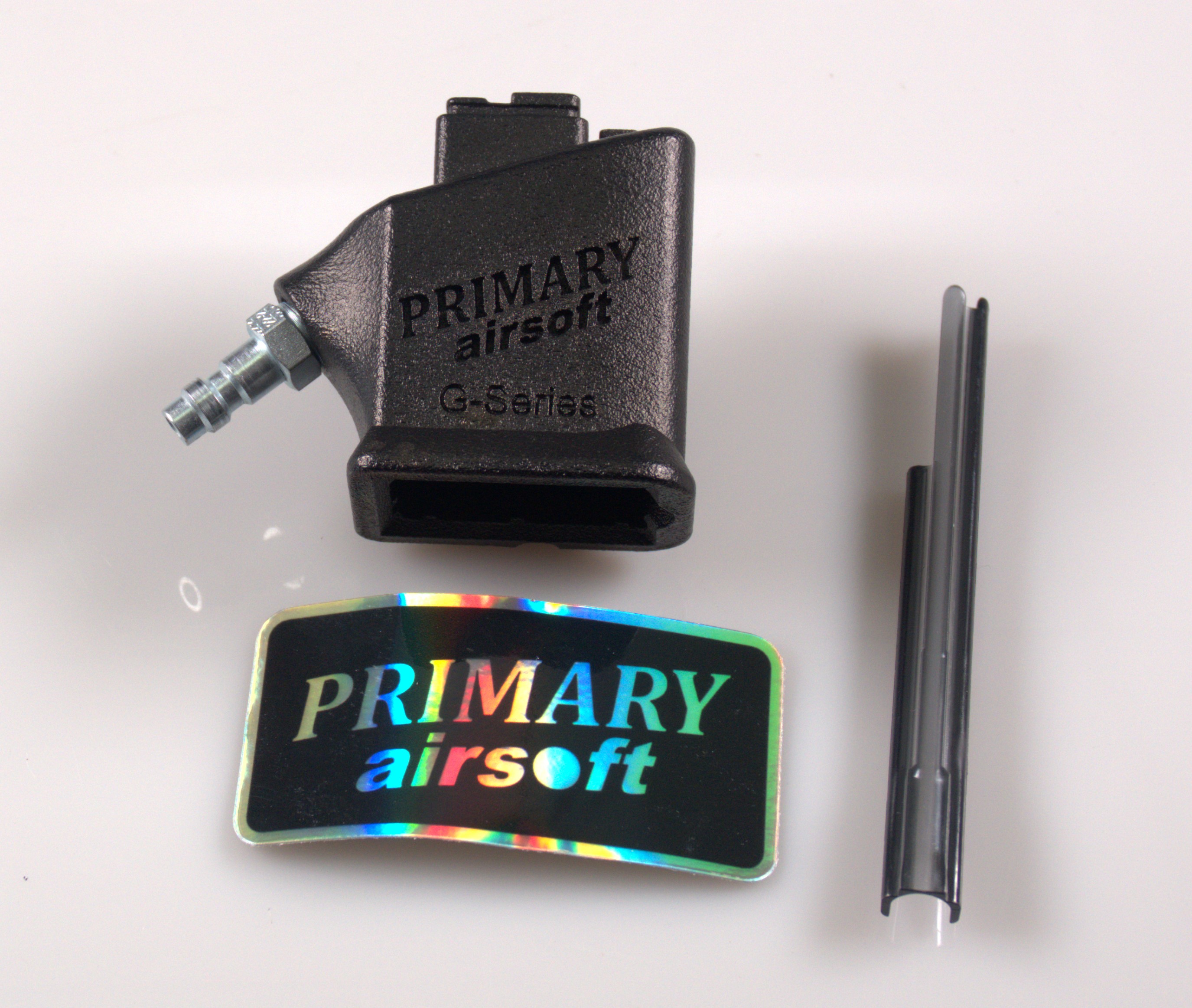 primary airsoft グロック 外部ソース アダプター HPA mp5 Primary Airsoft HPA to MP5 Magazine Adapter for Gas Blowback
