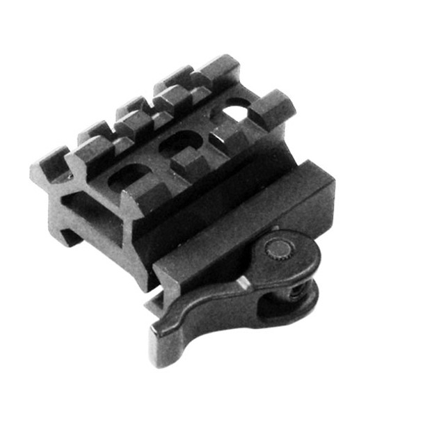 UTG MAD0340 3スロット ダブルレール アングルマウント（QDレバー付き）の画像