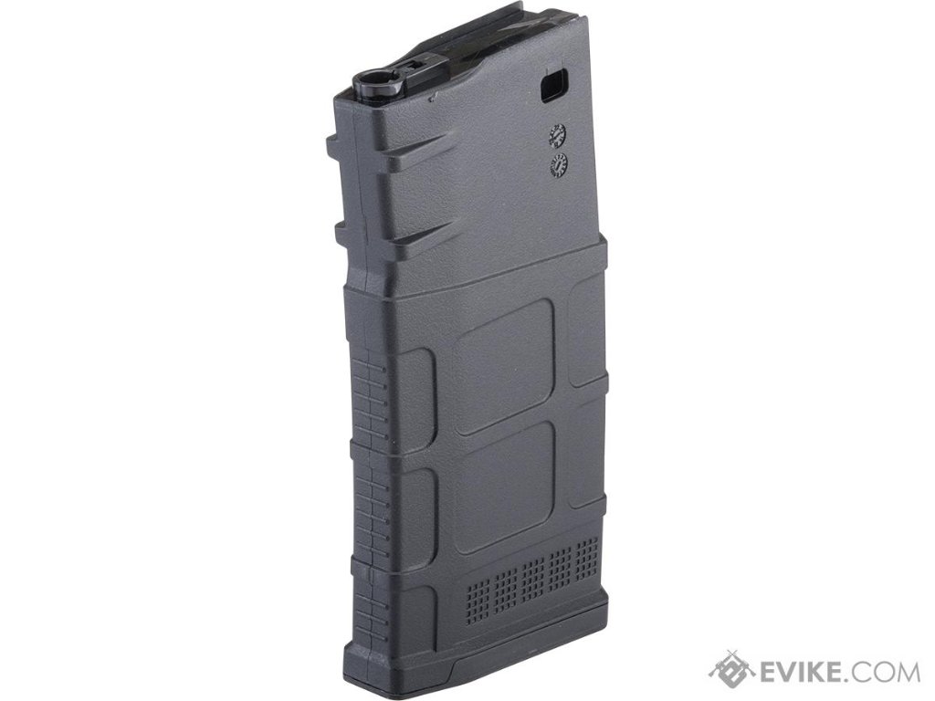 CYMA 110連ポリマーミッドキャップマガジン SR-25シリーズ エアソフトAEGライフル用 (カラー: ブラック)の画像