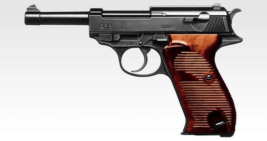 ワルサー P38【ホップアップ】エアーハンドガン（10才用モデル）の画像