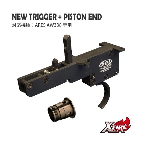 ニュートリガー + ピストンエンドセット / ARES AW338の画像