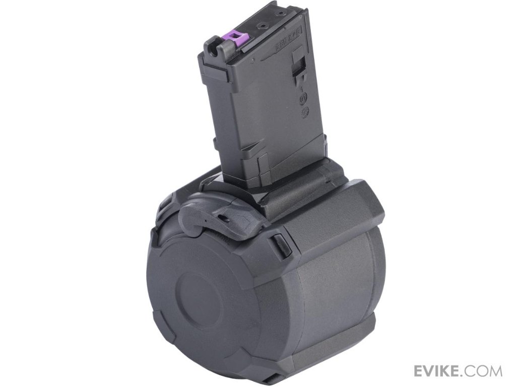 T8　MWS-D500　CGS D500　マルイMWS用　電動ドラムマガジン(音感センサー付)の画像