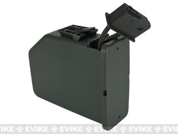 A&K製 2500発ボックスマガジン（エアソフトM249電動ガン用）DMAG-M249-2500の画像