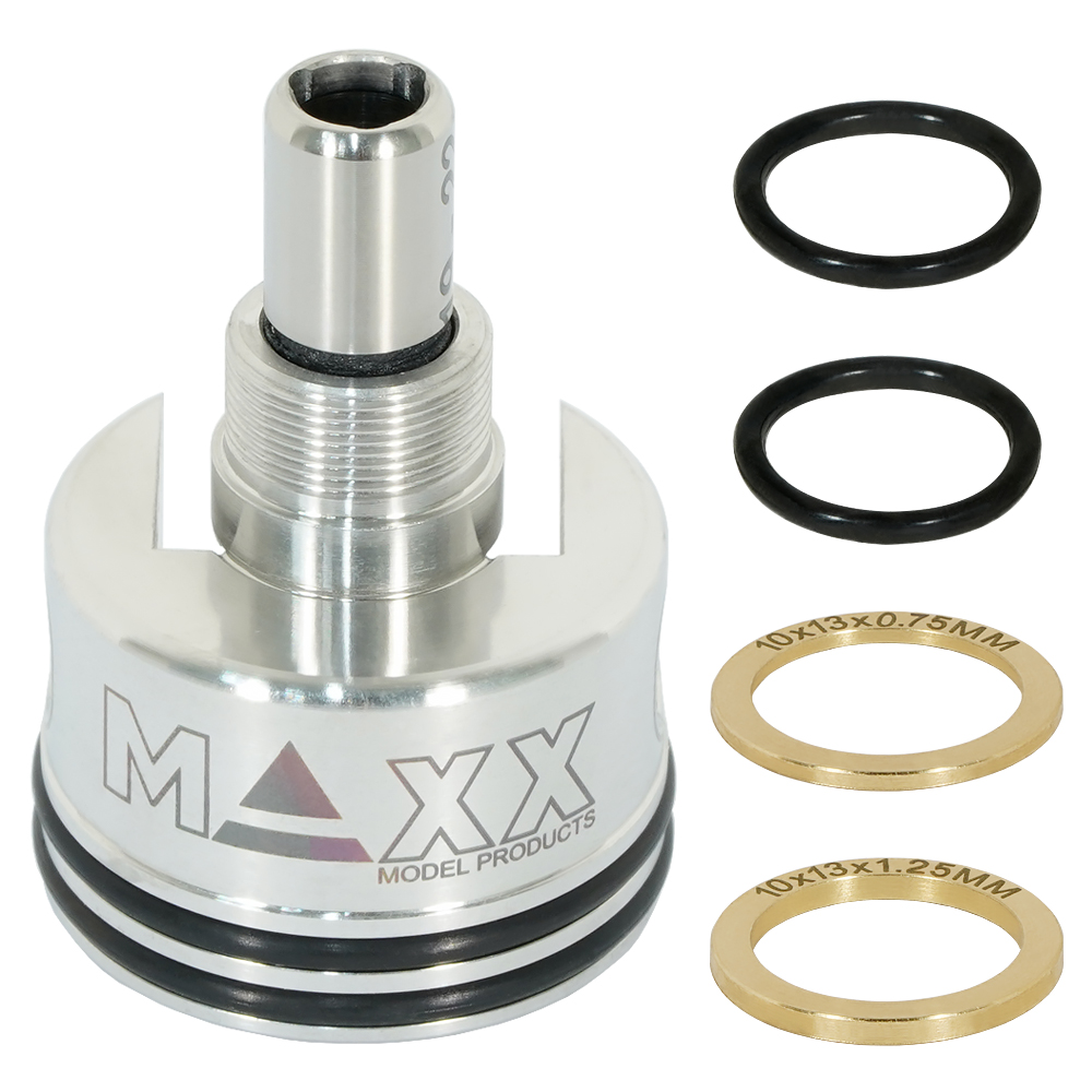 Maxx Model　CNC加工ステンレススチール製ダブルエアシールねじ込み式シリンダーヘッド（V2 AEGギアボックス専用）（2026）の画像