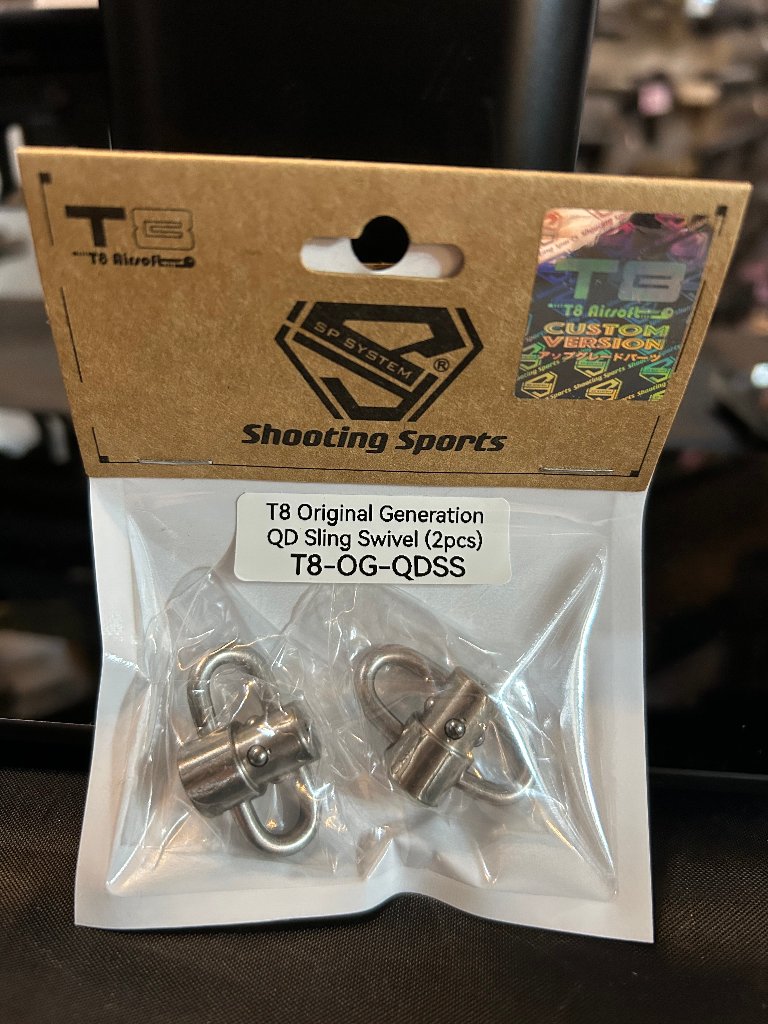 T8 オリジナル ジェネレーション スティール QD スリング スイベル イギリススタイル 2個入りの画像