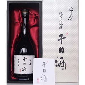 　綿屋　26BY純米大吟醸 千日酒　720ml　　の画像