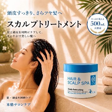 【naarak】ナーラック ヘア＆スカルプスパ スカルプリフレッシングの画像