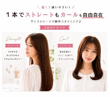 CELEJOIS（セレジョア）スマートヘアアイロンの画像