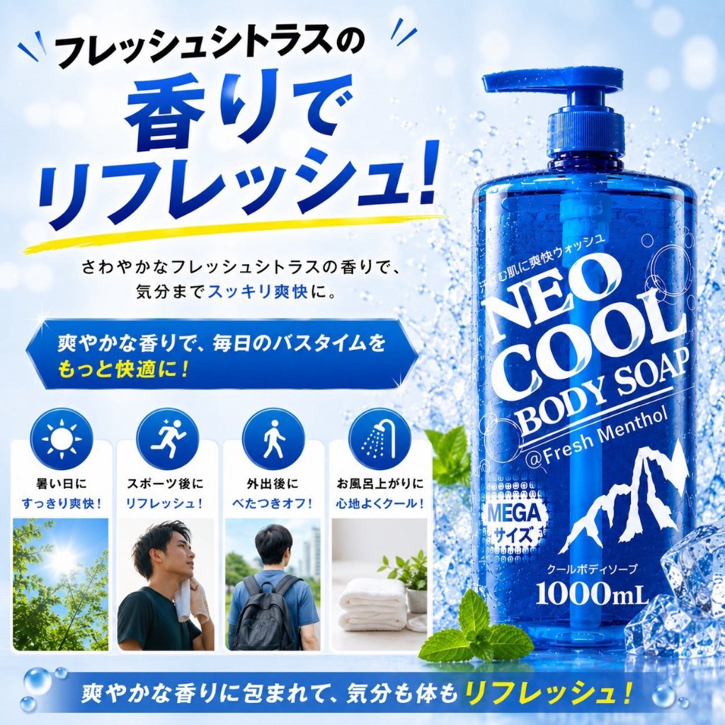 NEOクール　ボディーソープ1000ｍLの画像