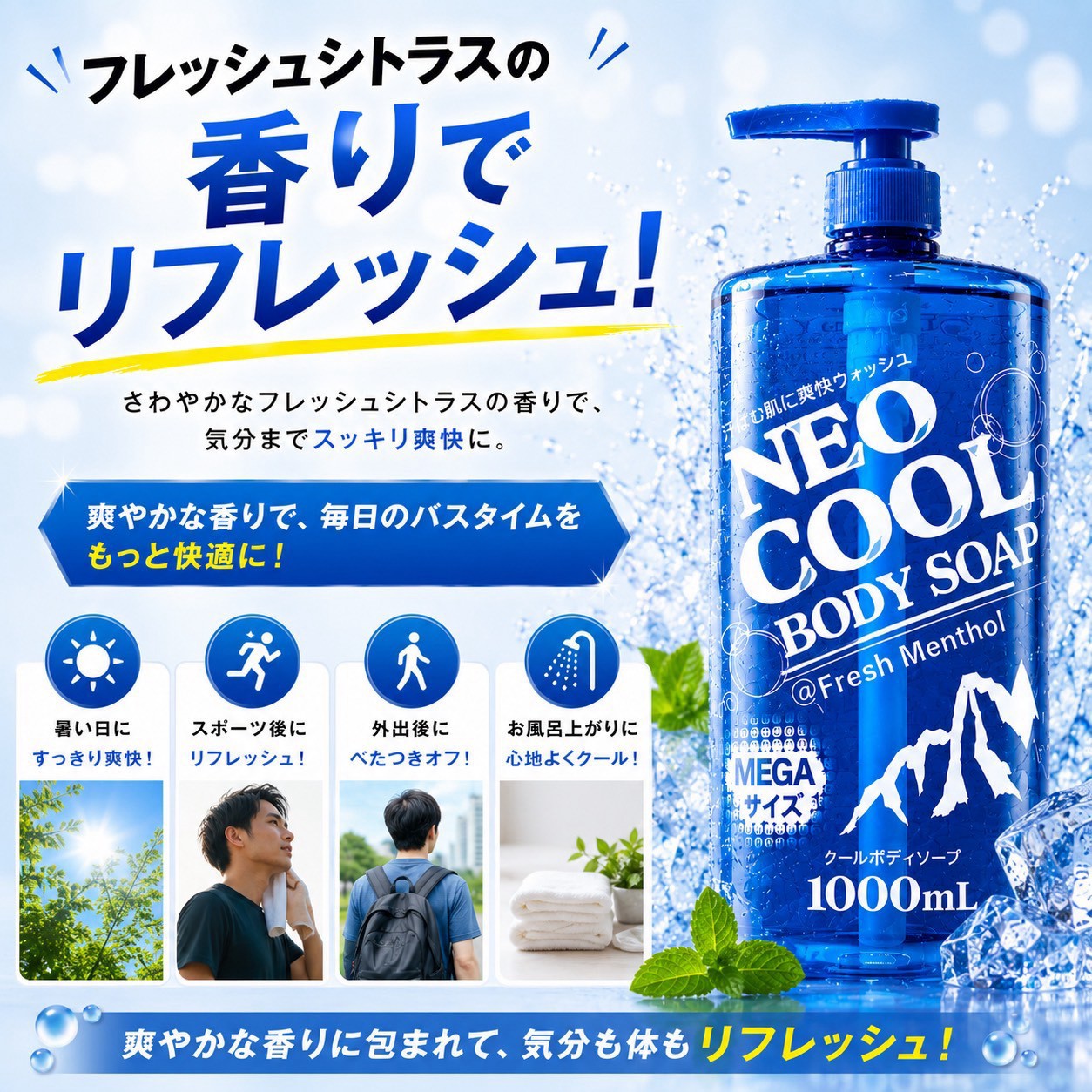 NEOクール　ボディーソープ1000ｍLの画像