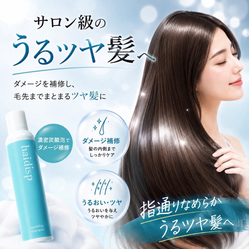 haidisp(ハイディスプ)　スパークリングシャンプー　ホワイトティの香りの画像