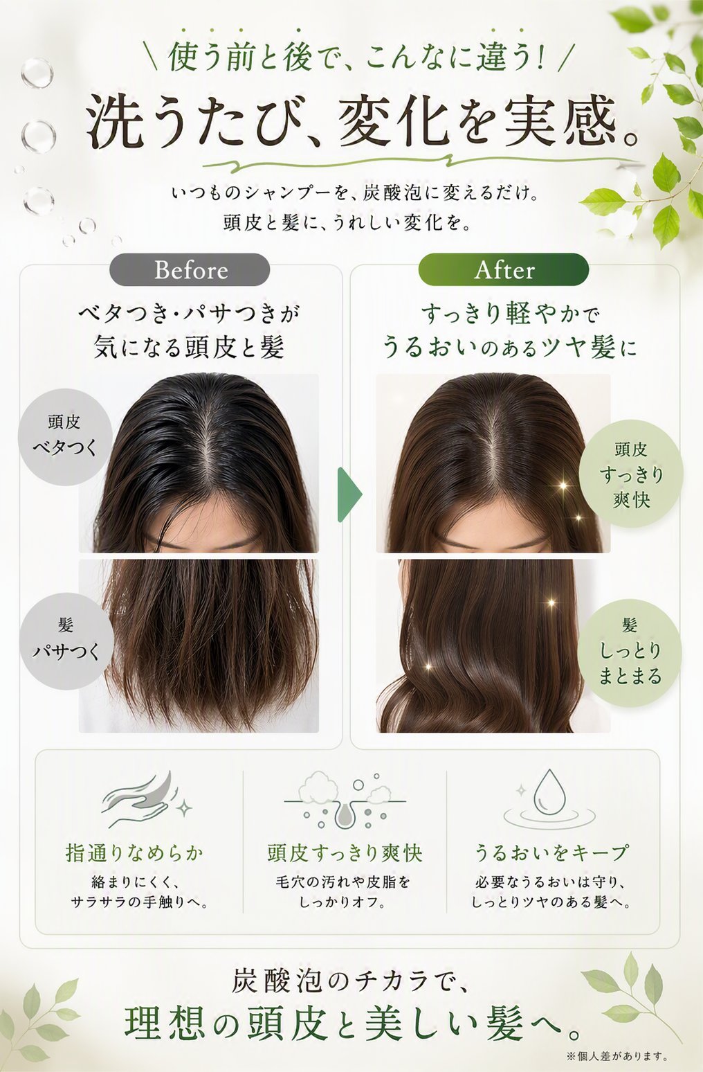 haidisp(ハイディスプ)　スパークリングシャンプー　ホワイトティの香りの画像