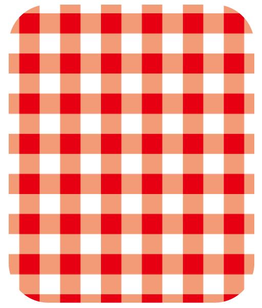 マジックステッカー　チェック（レッド）の画像