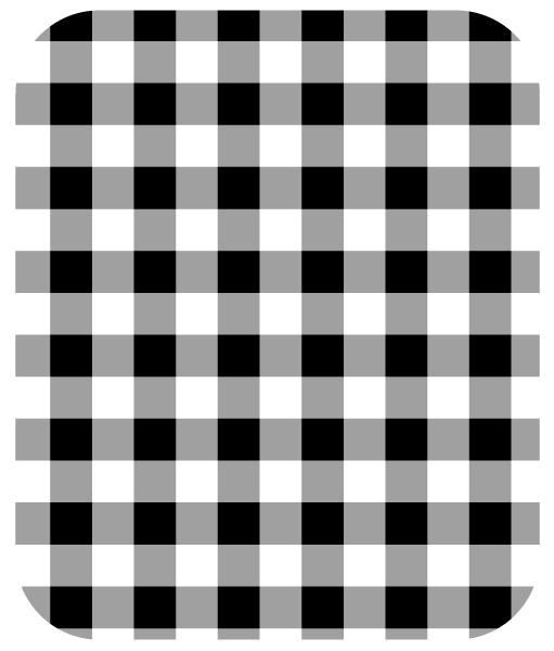 マジックステッカー　チェック（ブラック）の画像