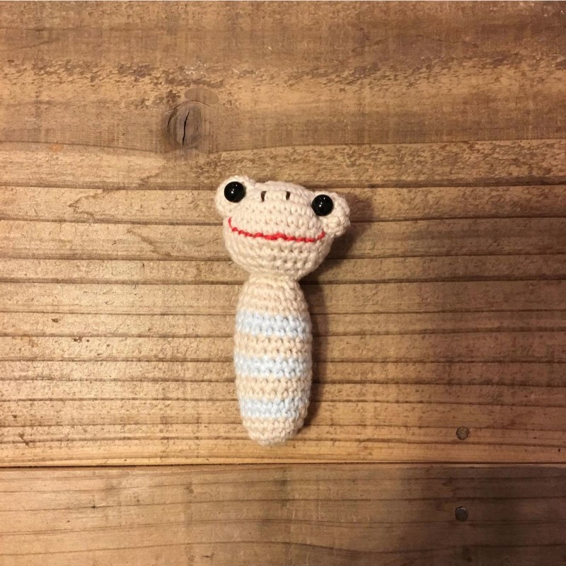 なみちゃんにぎにぎ＜水色＞鈴入りの画像