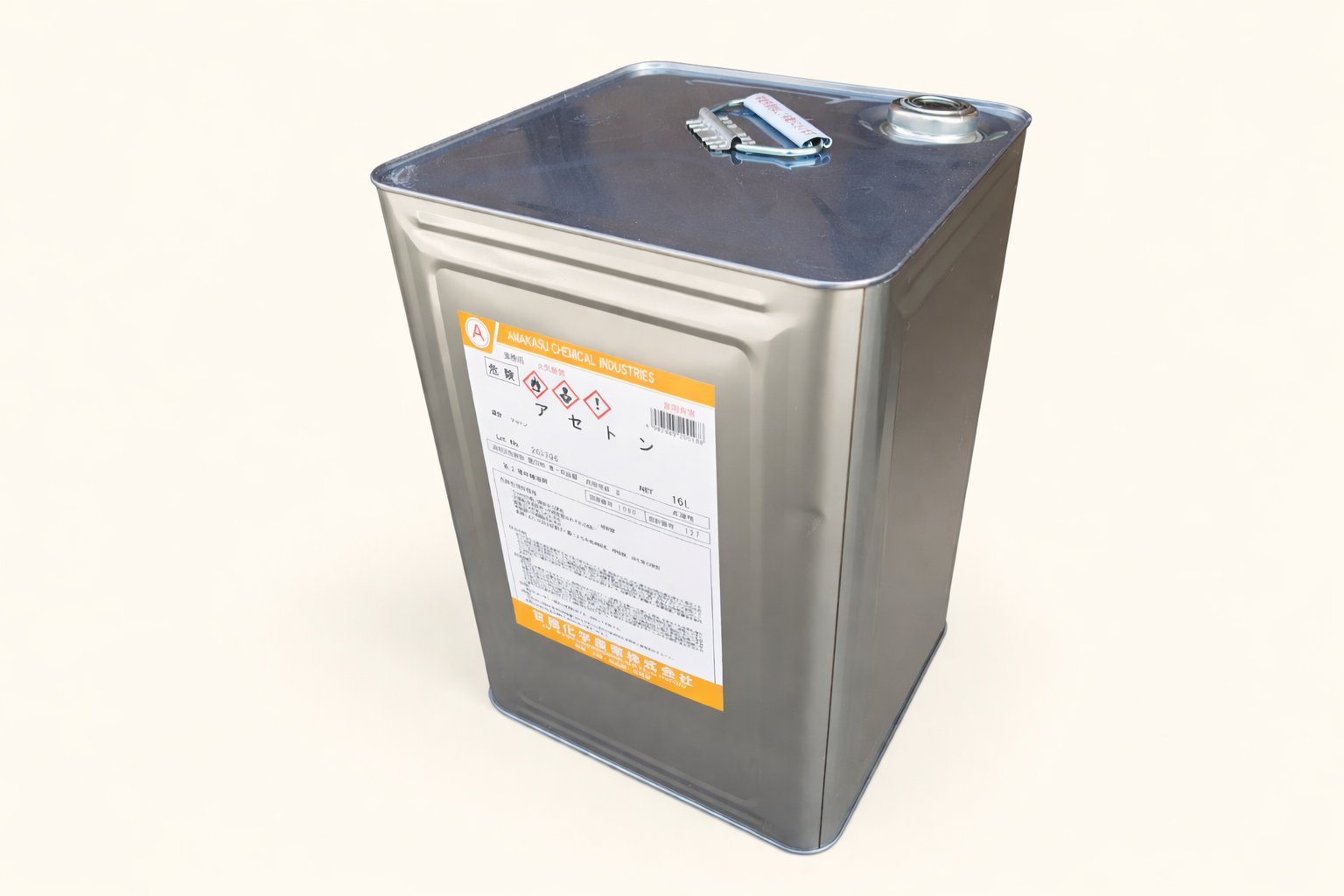 純　アセトン　16Lの画像