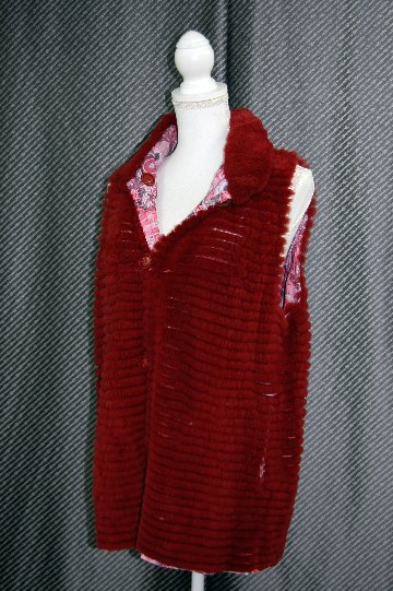 ヌートリアレイヤー　リバーシブルベストの画像