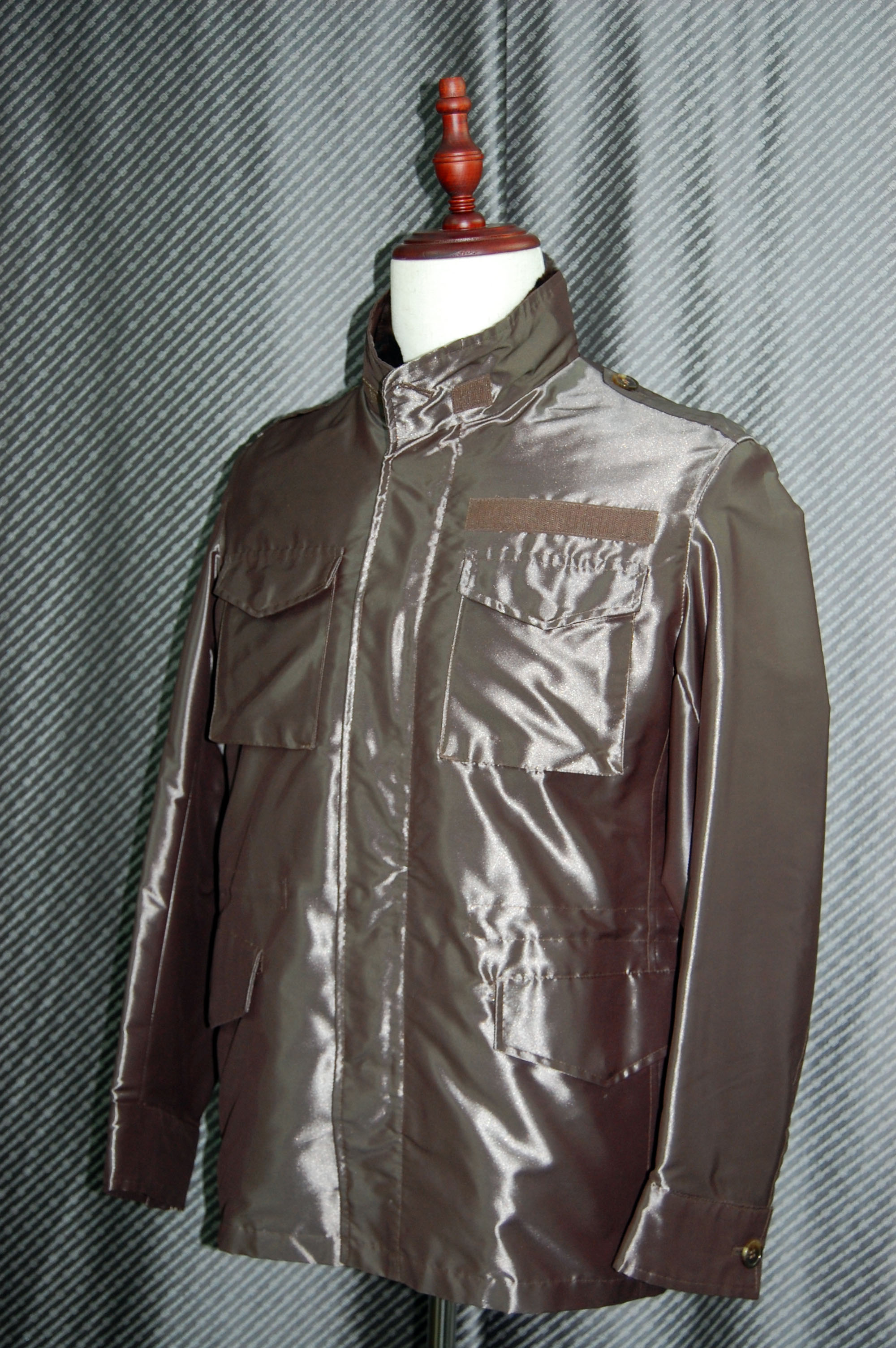 Men'sウィーゼルライナー付　ミリタリーシャイニージャケットの画像