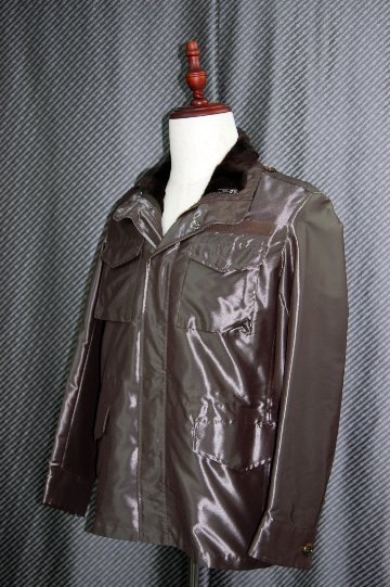 Men'sウィーゼルライナー付　ミリタリーシャイニージャケットの画像