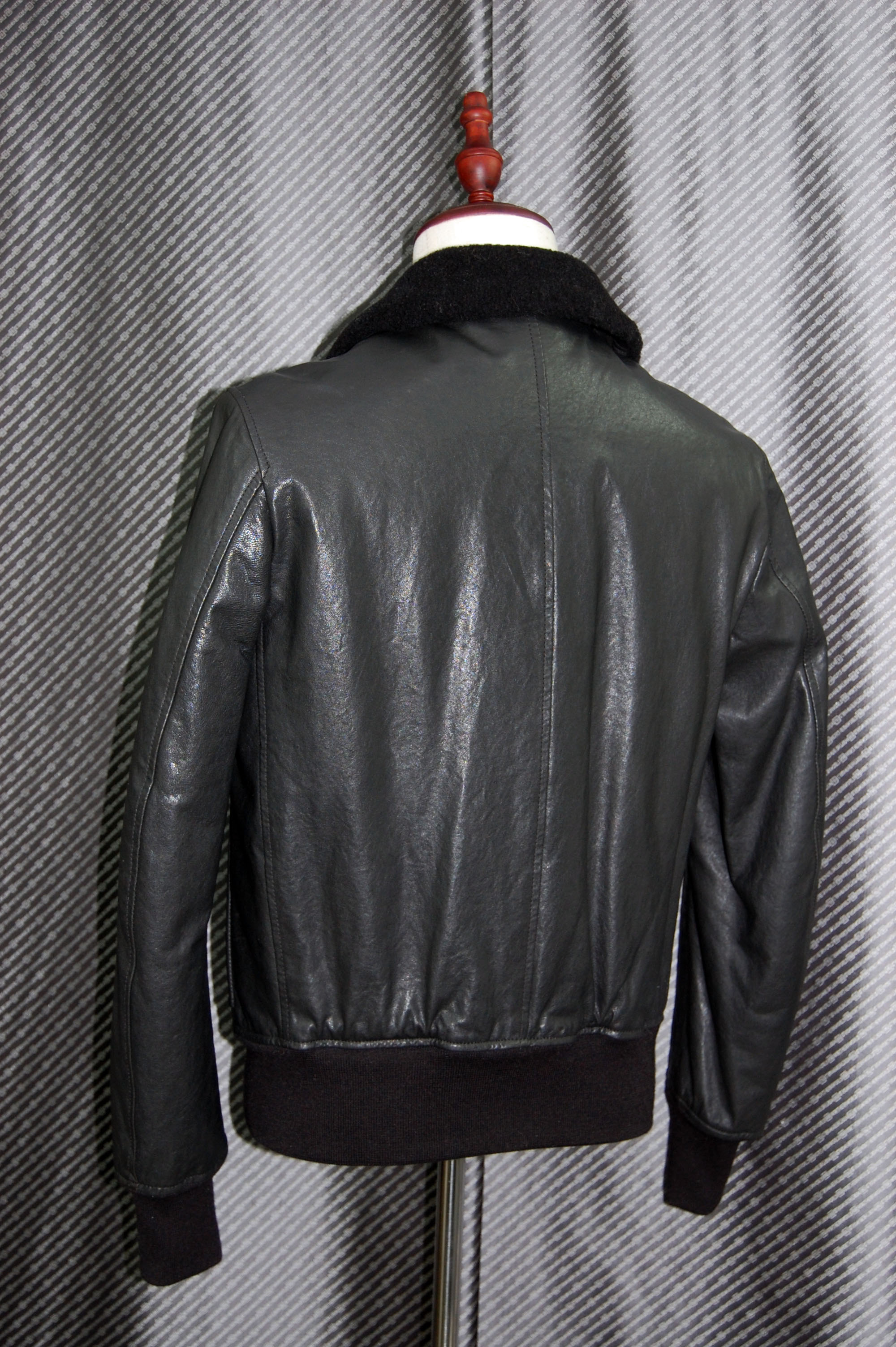 Men'sラムレザー　ブルゾンの画像