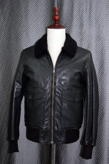 Men'sラムレザー　ブルゾンの画像