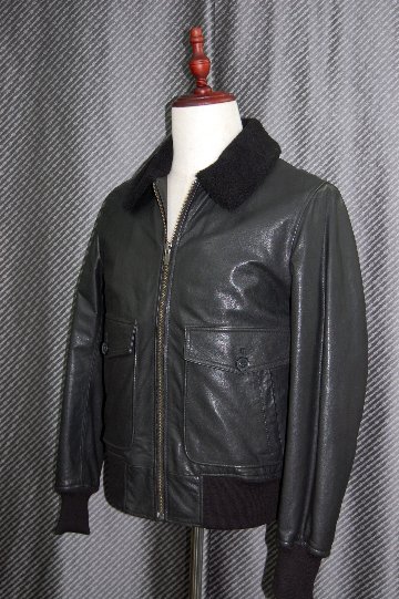 Men'sラムレザー　ブルゾンの画像