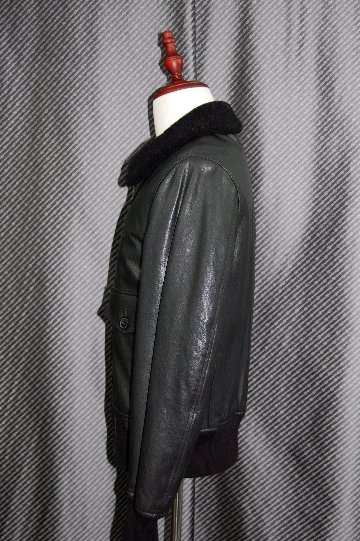 Men'sラムレザー　ブルゾンの画像